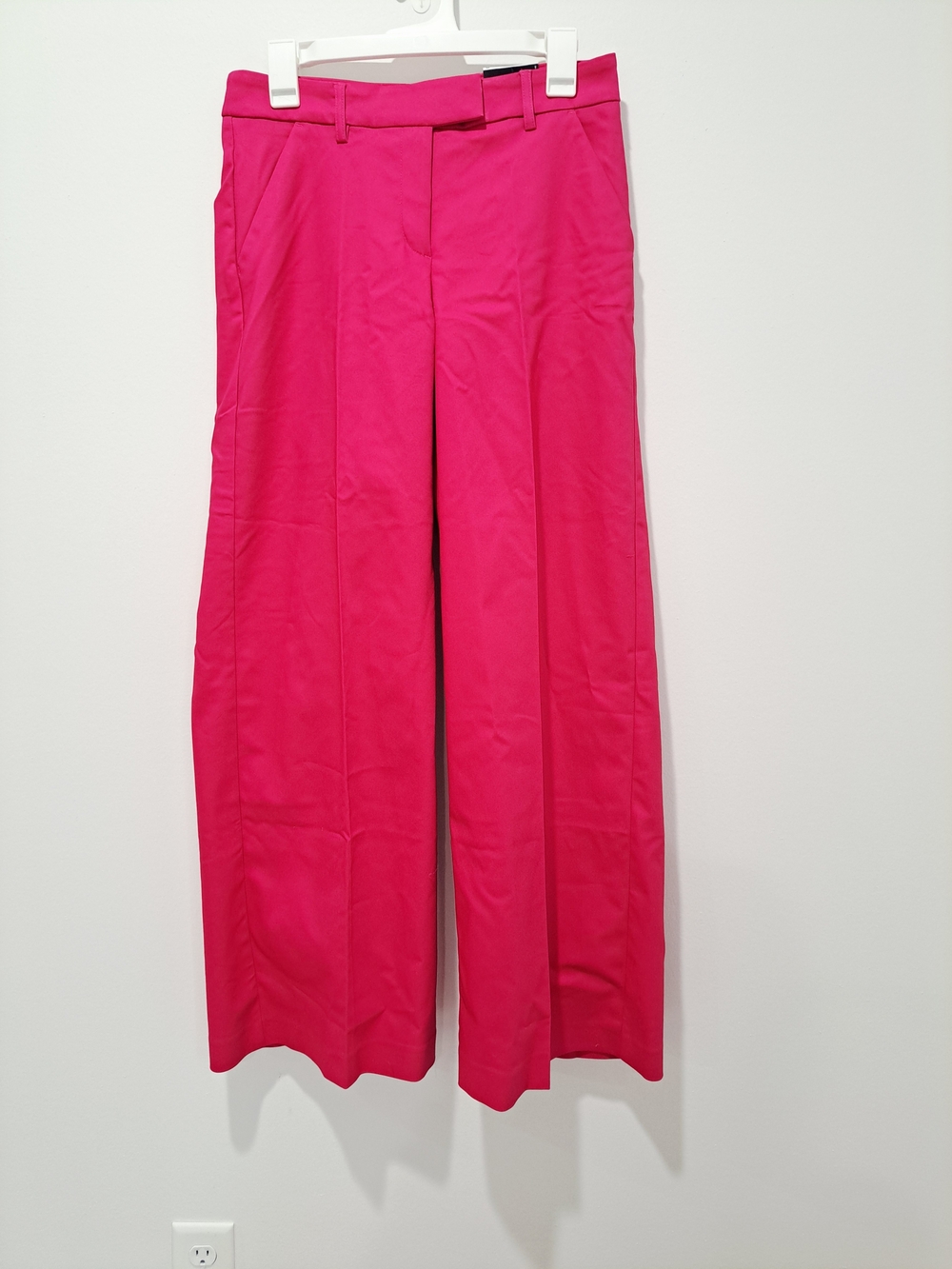 Women's Wide-Leg Dress Pants in Hot Pink